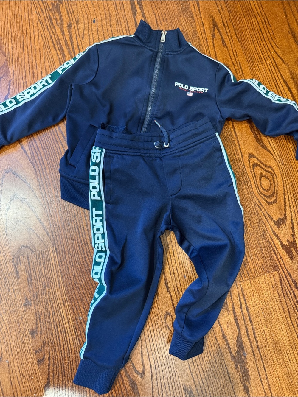 Polo Sport Navy Track Jacket & Joggers Set size 3t